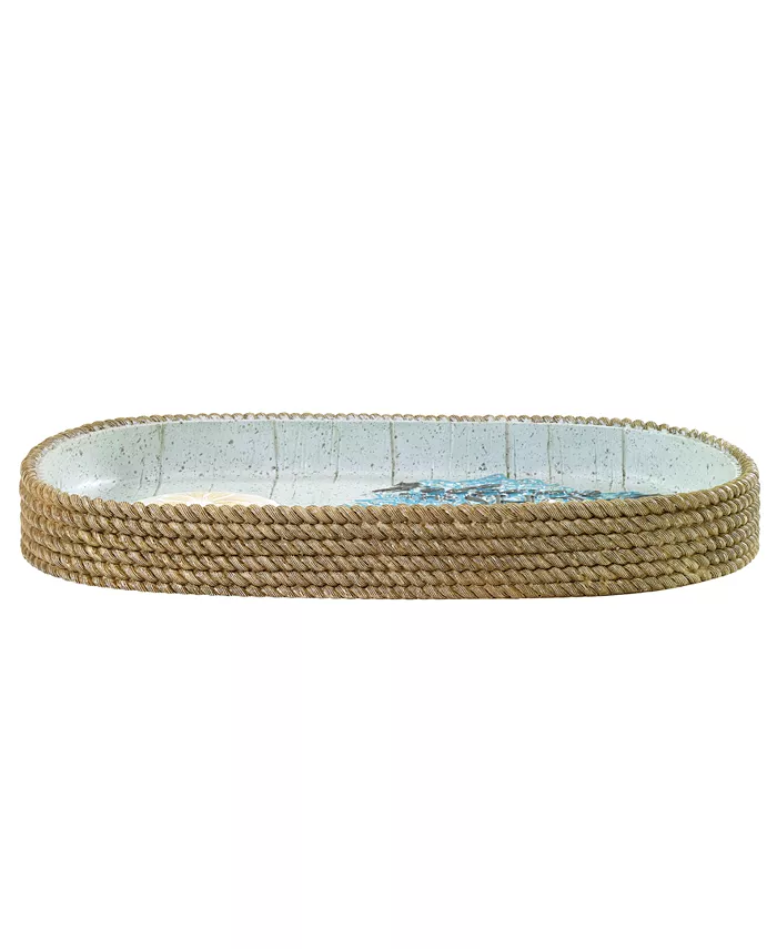 Avanti Beachcomber Seashells Resin Bathroom Tray