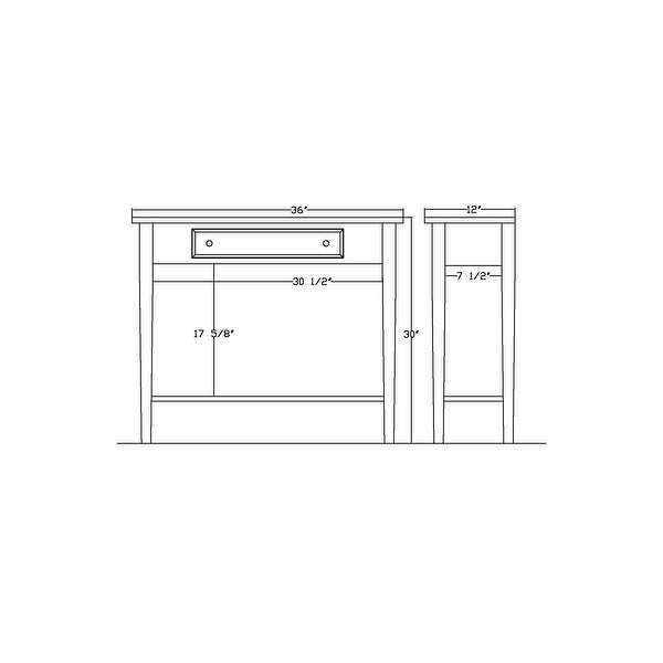 Wood Sofa Console Table