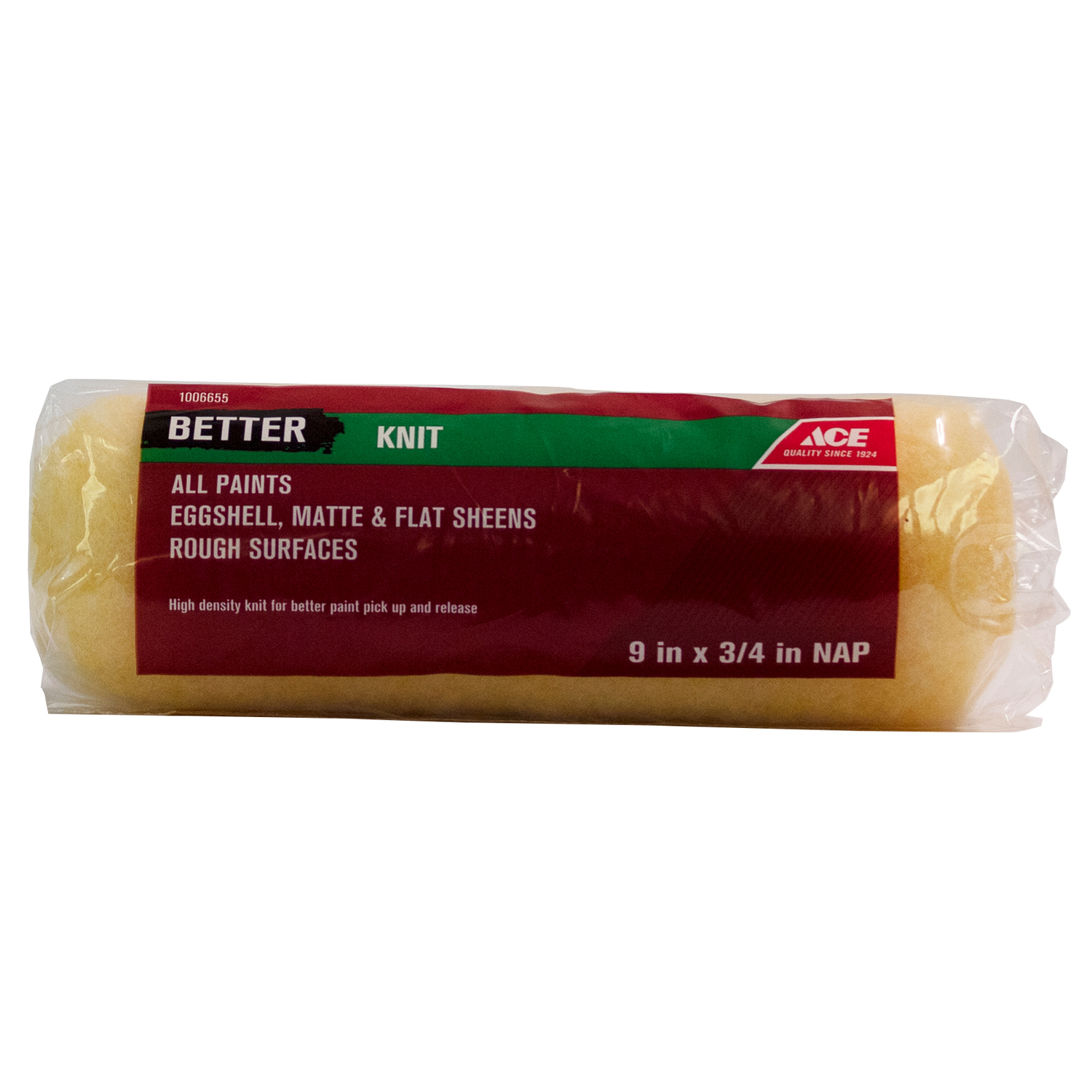 Ace Better Knit 9 in. W X 3/4 in. Paint Roller Cover 1 pk