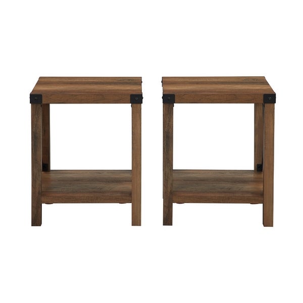 Middlebrook Kujawa 18-in. X-side Accent Table - Set of 2