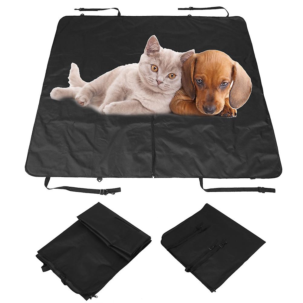 1Pc Pet Car Seat Cover Dog Cat SUV Back Seats Scratchproof Hammock Protector Mat(Black)