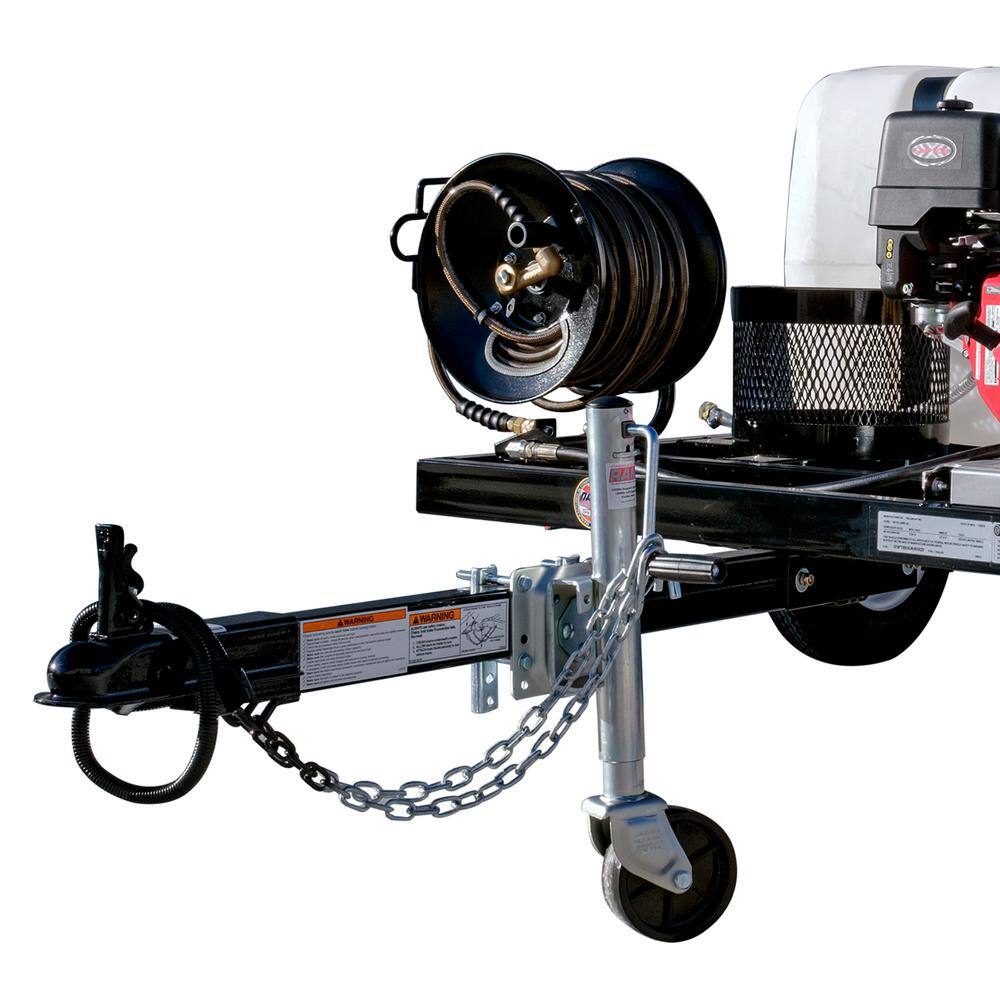 SIMPSON Mobile Trailer 4200 PSI 4.0 GPM Gas Cold Water Pressure Washer Trailer with HONDA GX390 Engine (49-State) 95003