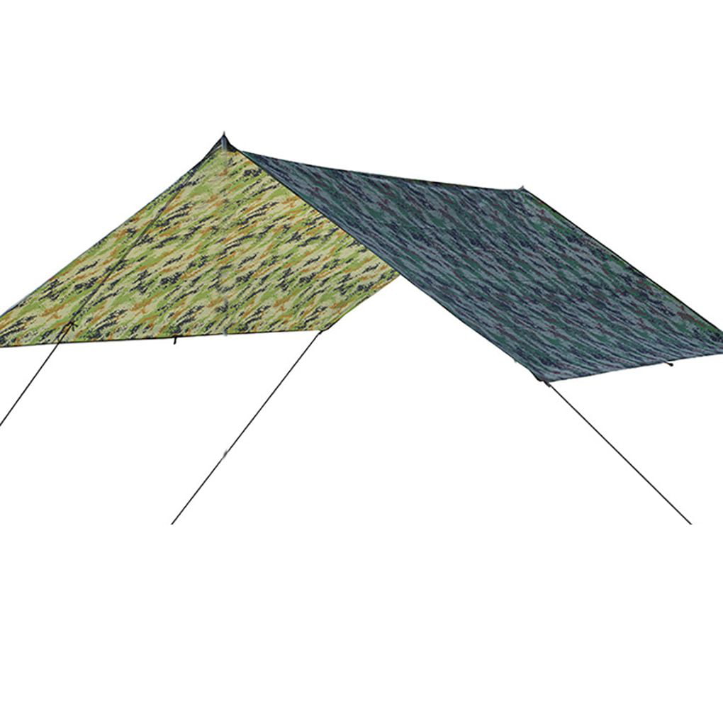 100\*145CM Awning Waterproof Tarp Tent Shade Outdoor Shelter Tarp Camping Survival Sun Mat Canopy Sunshade Beach Shelter  100*145CM