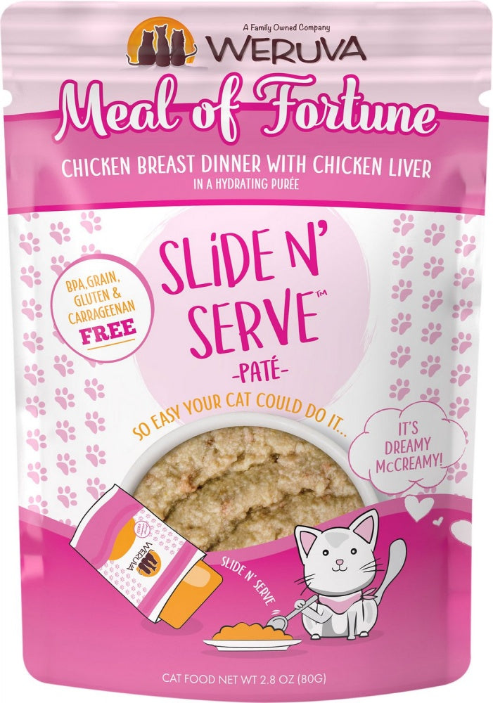 Weruva Slide N Serve Grain Free Meal of Fortune Chicken Breast Dinner