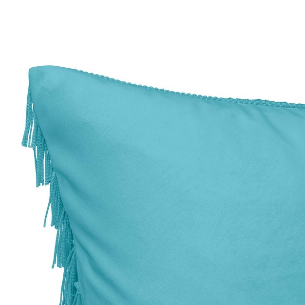 Oversize Gatsby Fringe Square Throw Pillow Edie home