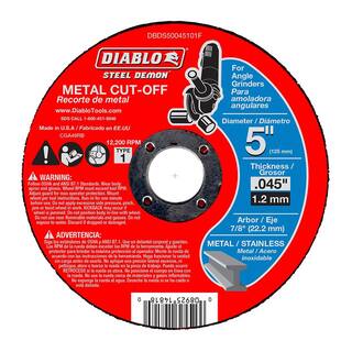 DIABLO Steel Demon 5 in. x 0.045 in. x 78 in. Metal Cut Off Type 1 DBDS50045101F