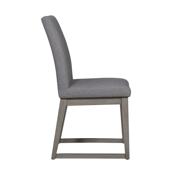 38 H x 19 W x 22 D Grey Minimalistic Dining Chairs...