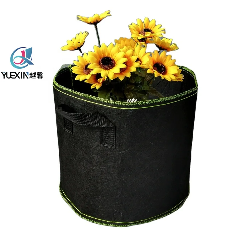 Garden Supplies Eco friendly Breathable Plant Bag Felt Grow Bags 1 / 2 / 3 / 5 / 10 / 20 / 30 / 40 / 50 / 100 / 200/300 Gallon