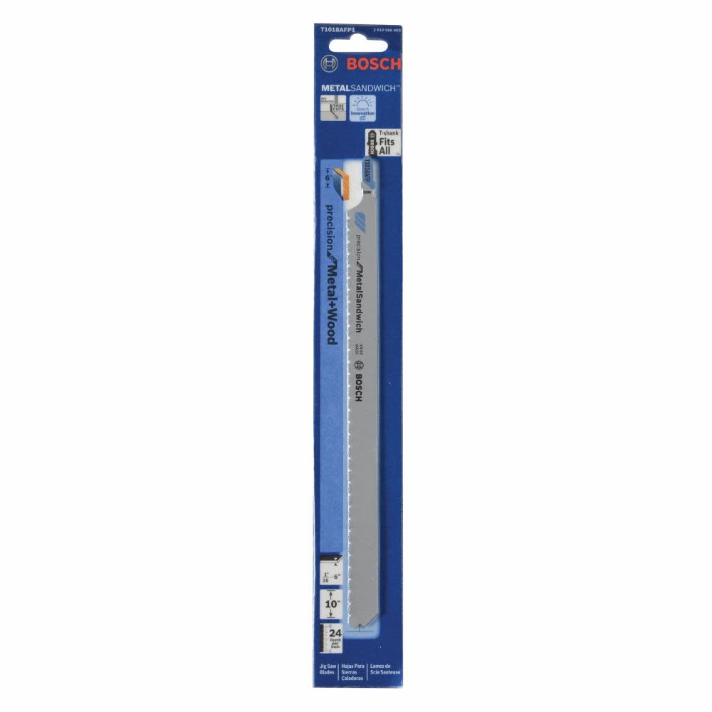 Bosch  Jig Saw Blade 10 24 TPI Precision for Metal + Wood ;