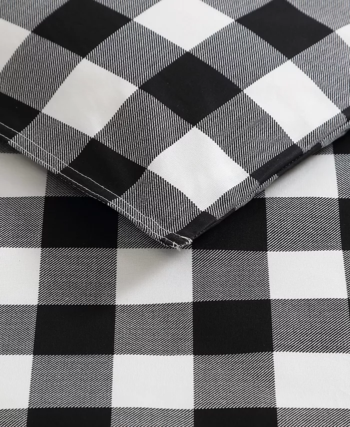 Eddie Bauer Mountain Plaid Cotton Reversible 2 Piece Duvet Cover Set， Twin