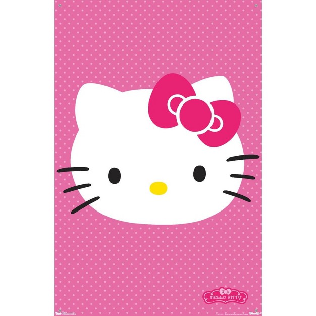 Trends International Hello Kitty Face Unframed Wall Poster Prints