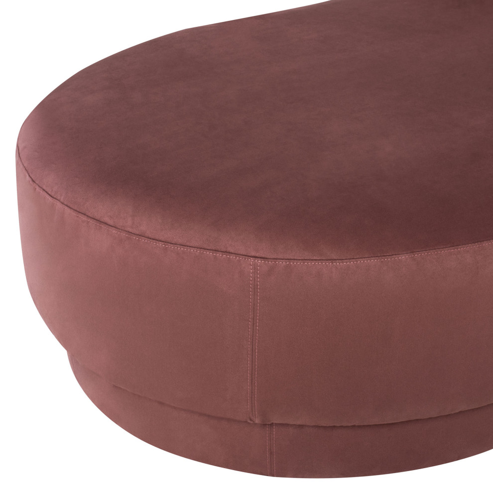 Seraphina Chianti Microsuede Fabric Modular Sofa  Hgsn399   Contemporary   Sofas   by Beyond Design  ampMore  Houzz