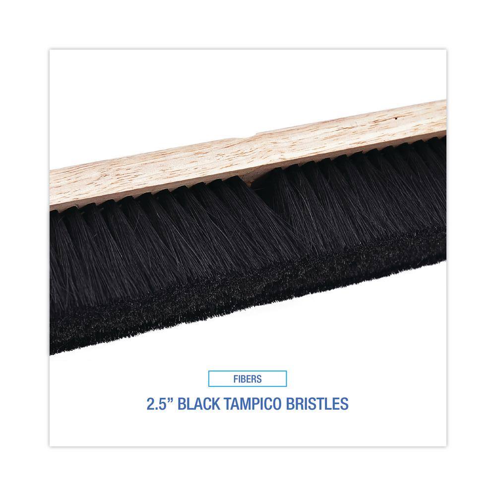 ProLine 36 in. Black Tampico Fiber Floor Brush Head with 2-12 in. Brush BWK20236