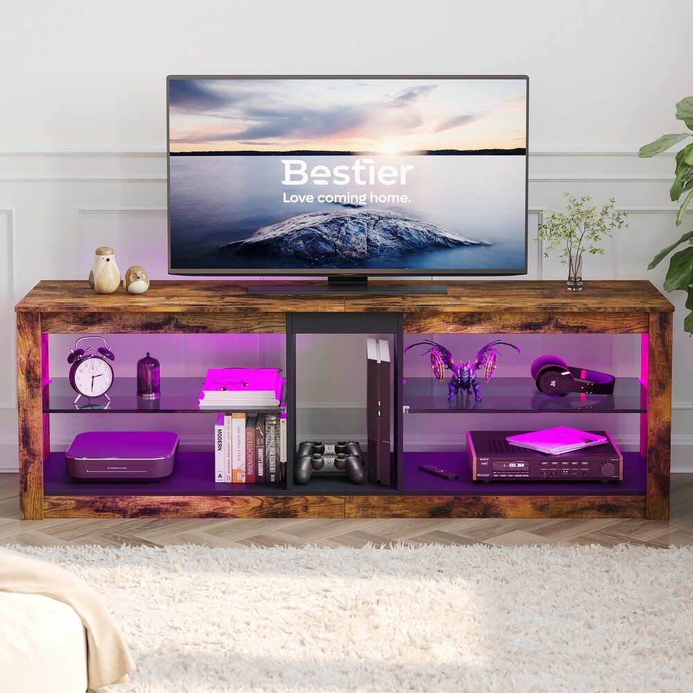 55 inch Entertainment Center LED TV Stand up to 65 Inch TVs for Living Room   55 inches