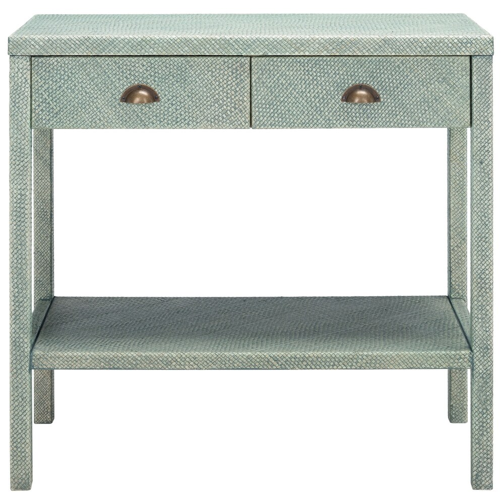 SAFAVIEH Asa 2 Drawer 1 Shelf Console Table   31\