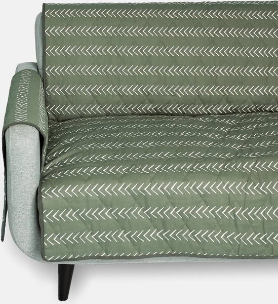 Molly Mutt Forever Young Dog and Cat Couch Cover， Dark Green