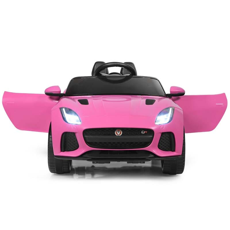 12V Jaguar F-Type SVR Licensed Kids Ride On Car, Battery Powered Riding Toy Car with Remote Control