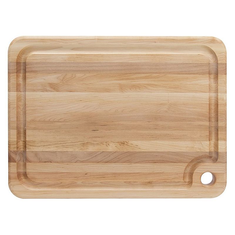 John Boos Block MPL1812125-FH-GRV 18 x 12 Maple Wood Reversible Cutting Board