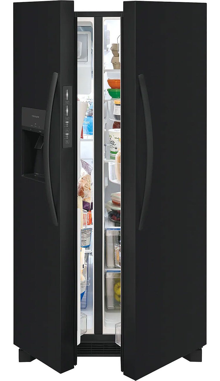 Frigidaire 25.6 Cu. Ft. Black Side-By-Side Refrigerator