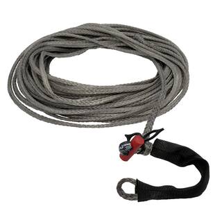 LockJaw 14 in. x 100 ft. Synthetic Winch Line Extension with Integrated Shackle 21-0250100