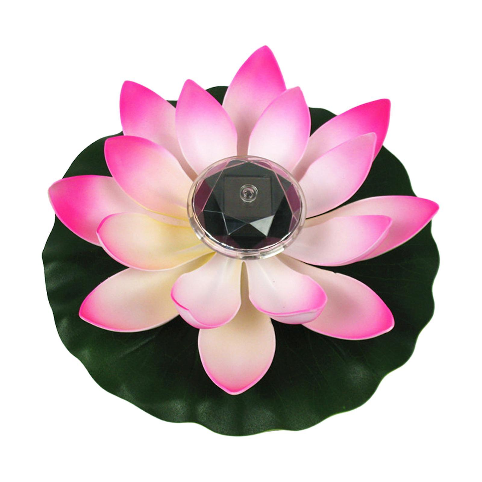 Floating Lotus Lights Waterproof Pool Artificial Lotus Pool Lights Pink