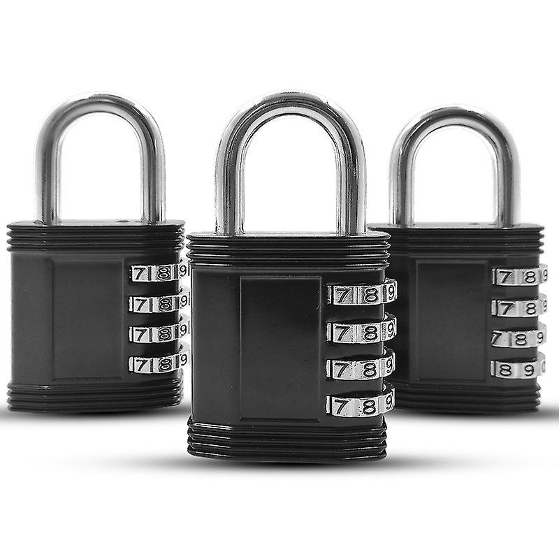 Combination Lock， 4 Digit Outdoor Waterproof Padlock For School Gym Locker， Fence， Gate， Toolbox 2pcs