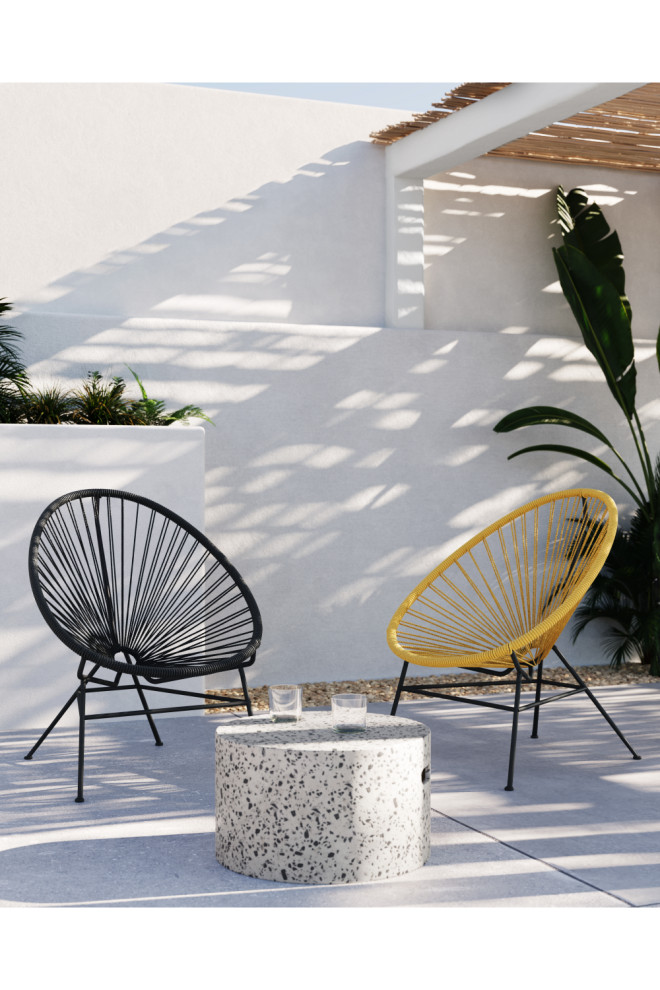 White Terrazzo Coffee Table  La Forma Jenell   Transitional   Coffee Tables   by Oroa   Distinctive Furniture  Houzz