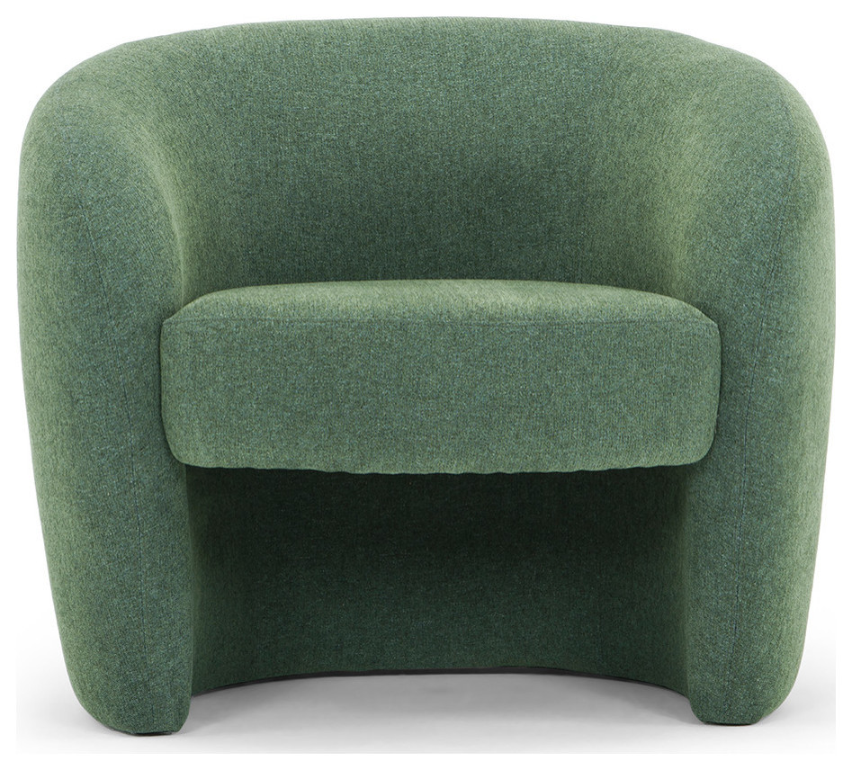 Clemance Accent Chair Icon Dark Green   Contemporary   Armchairs And Accent Chairs   by Virgil Stanis Design  Houzz