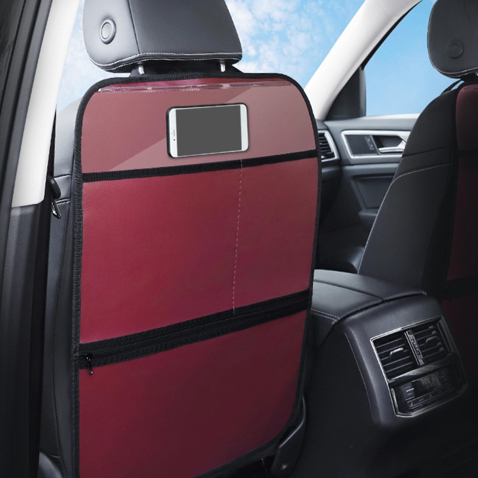 Car seat back protectors， covers for the back of your front Red Large