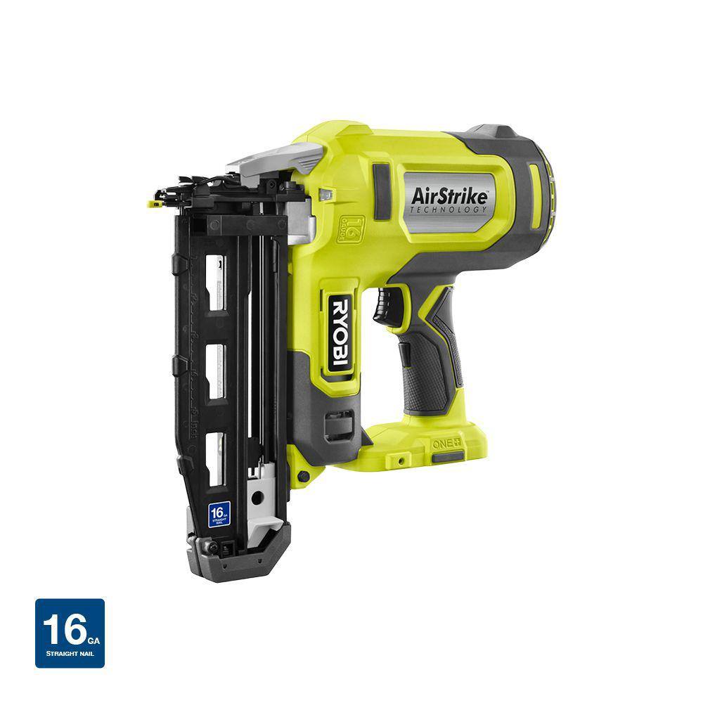 RYOBI ONE+ 18V AirStrike 16-Gauge Cordless Cordless Finish Nailer P326