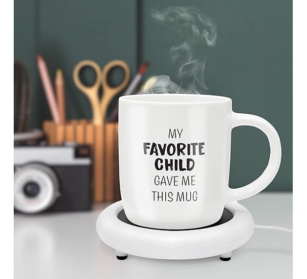 Galvanox Soho Electric Ceramic 12oz Coffee Mug With Warmer My Favorite Child Gave Me This Mug Makes Great Gift