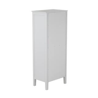 Home Decorators Collection Sepal 24 in. W x 16 in. D x 60 in. H Dove Gray Linen Cabinet Sepal LC-G