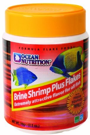 Ocean Nutrition Brine Shrimp Plus Flakes Fish Food