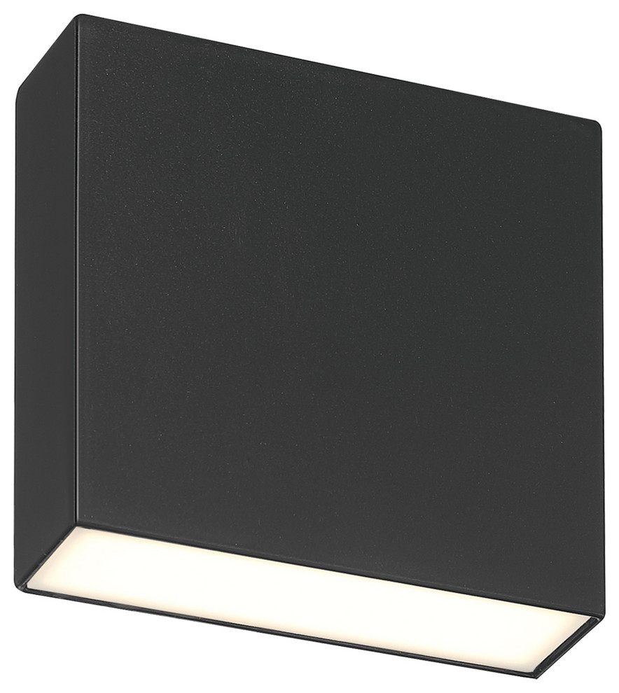 Strand Outdoor LED Wall Sconce  Black Finish   Modern   Outdoor Wall Lights And Sconces   by Access Lighting  Houzz