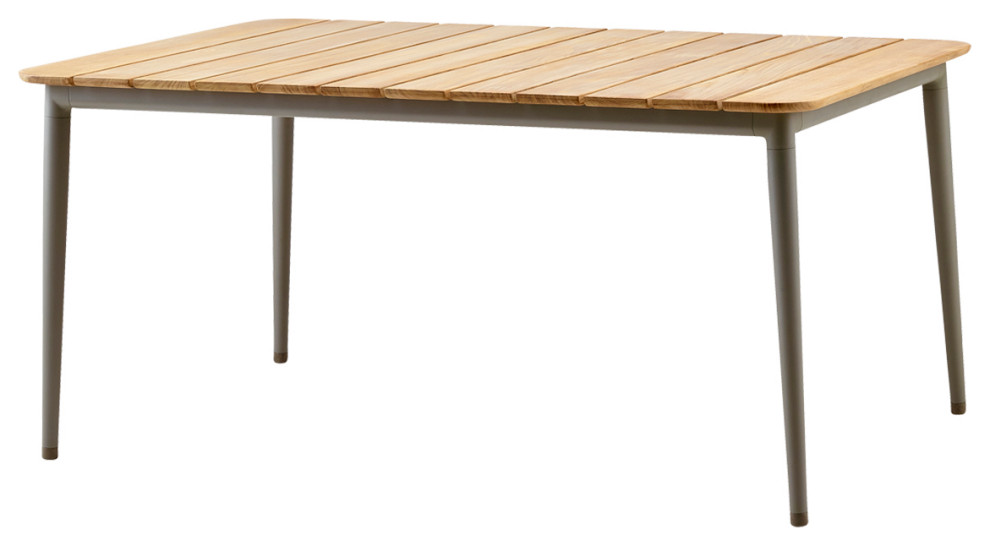 Cane line Core dining table  63 x 39.4 in  5027ALT   Midcentury   Outdoor Dining Chairs   by Morning Design Group  Inc  Houzz