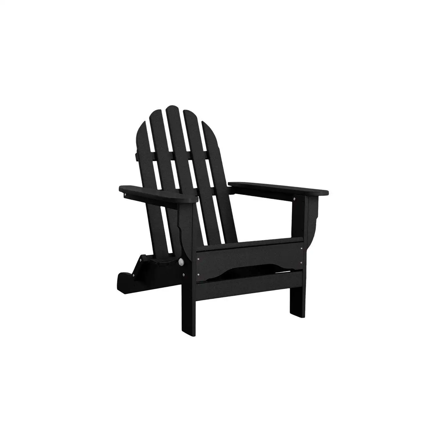 Durogreen Tangent Classic Black HDPE Frame Adirondack Foldable Chair