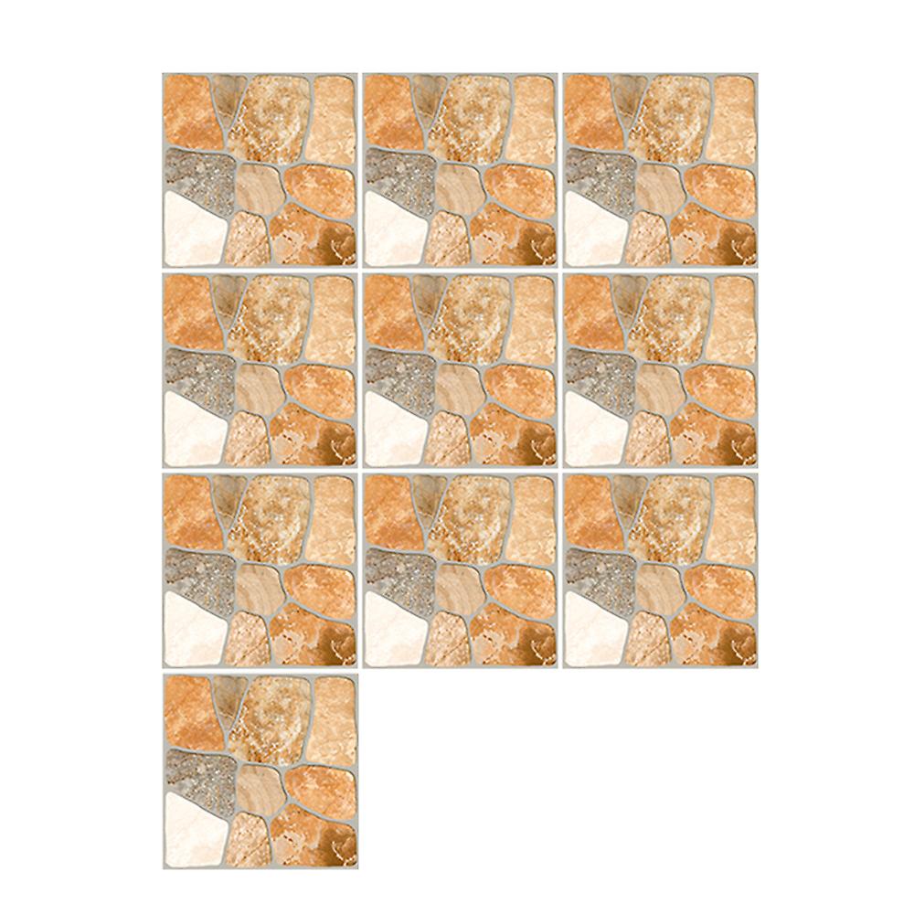 10 Pcs/set Self Adhesive Tile Stickers Art Decals Removable Wall Sticker Kitchen Backsplash Bathroom Home Tidy Protection  35