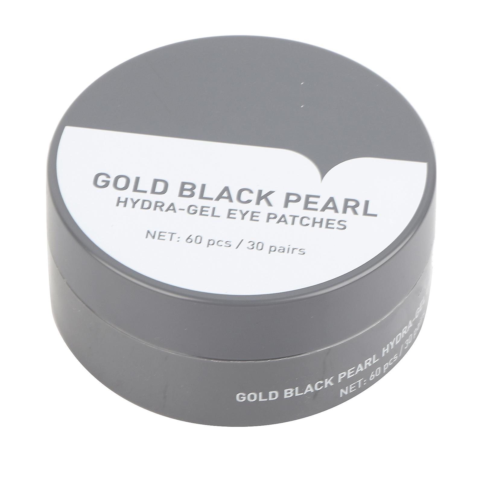 60pcs Gold Black Pearl Hydra Gel Eye Patches Fine Lines Diluting Dark Circle Eye Mask