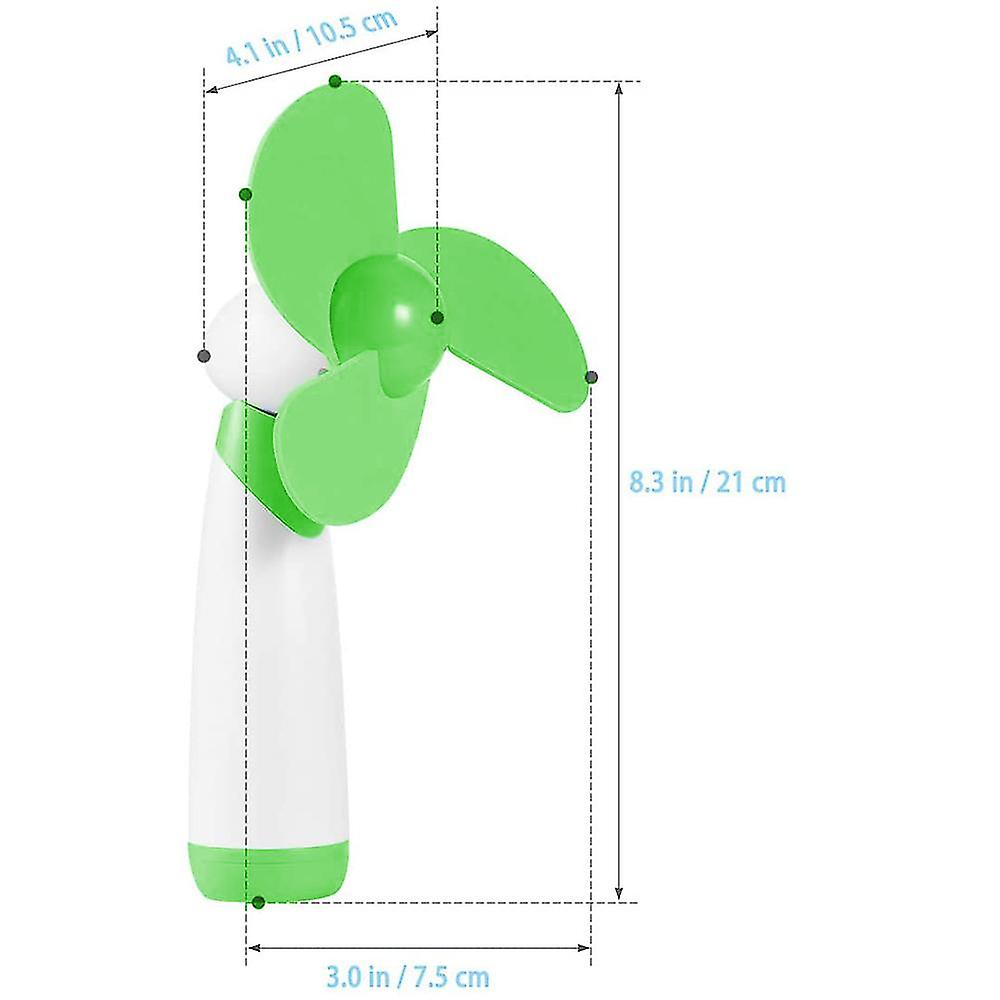 Mini Handheld Fan-soft Foam Blade-battery Drive (without Battery)