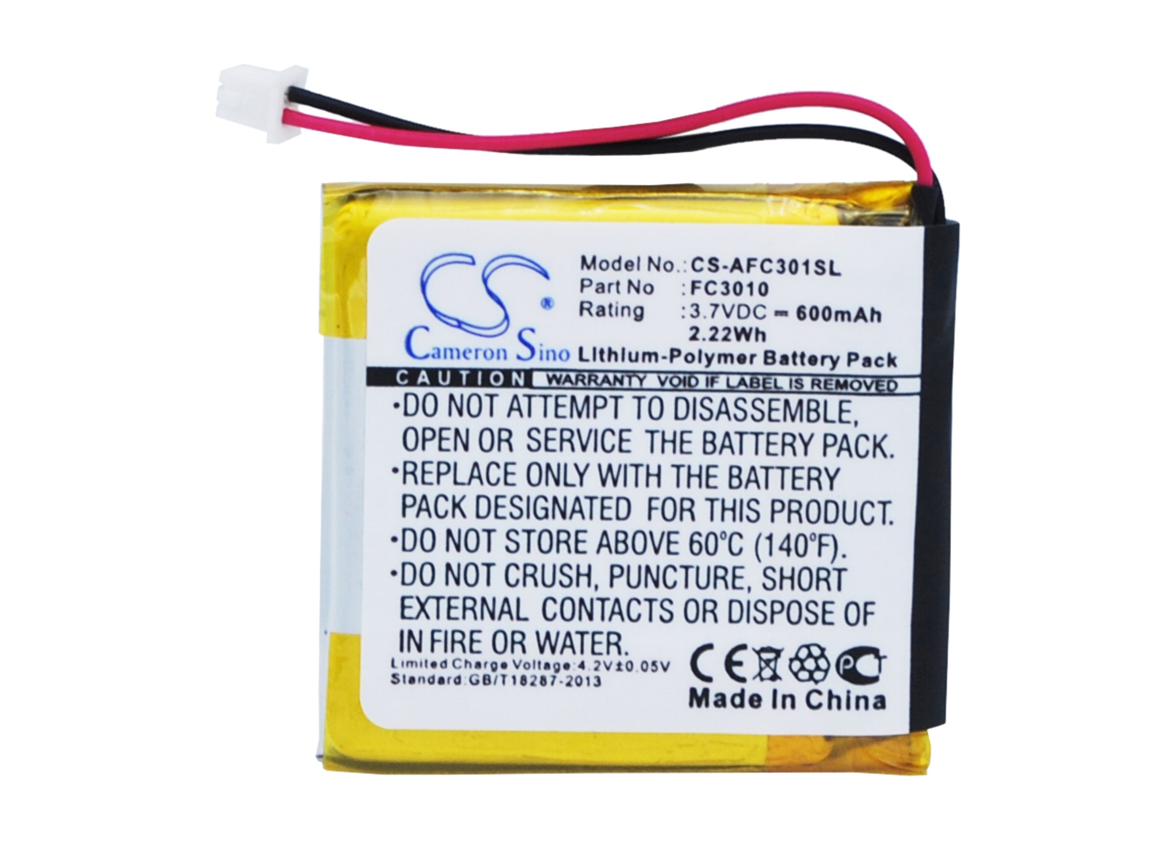 Acme FC3010 Flycam3 Replacement Battery BatteryClerkcom Camera