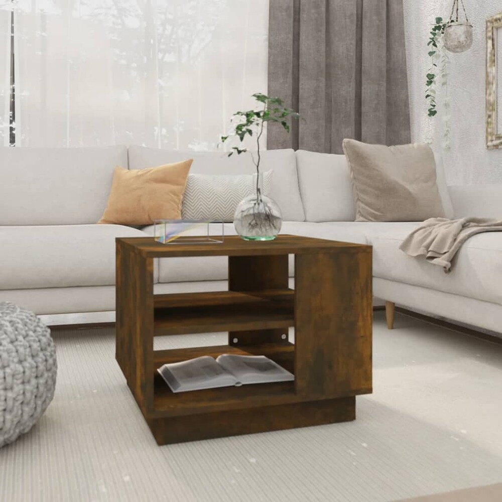 vidaXL Coffee Table Accent End Side Sofa Table for Living Room Engineered Wood   21.7\