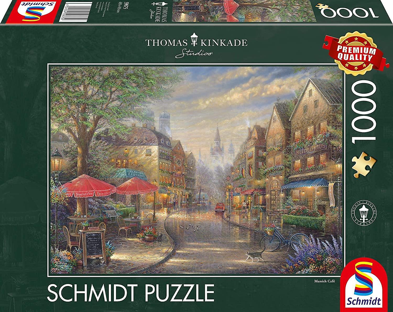 Schmidt Thomas Kinkade: Cafe in Munich Jigsaw Puzzle (1000 Pieces)