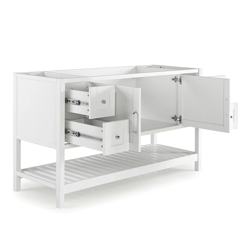 Alaterre Furniture Bennet White Vanity Cabinet