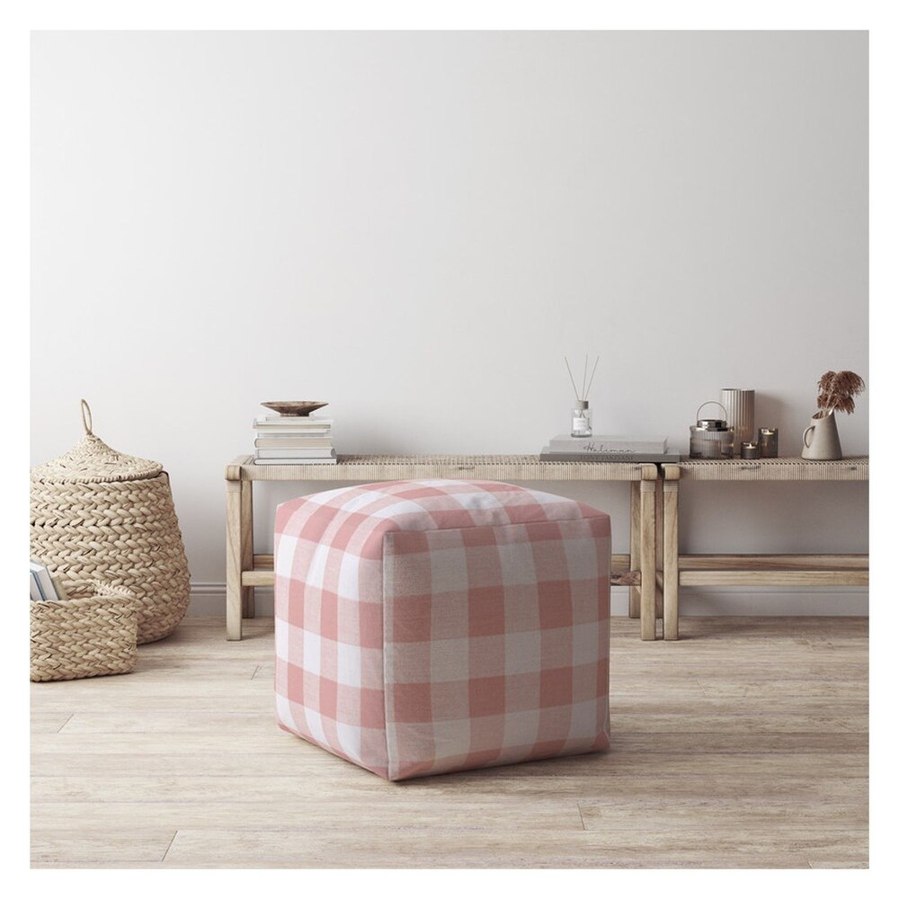 Joita Indoor Andy Square Zipper Pouf Cover Only 17\