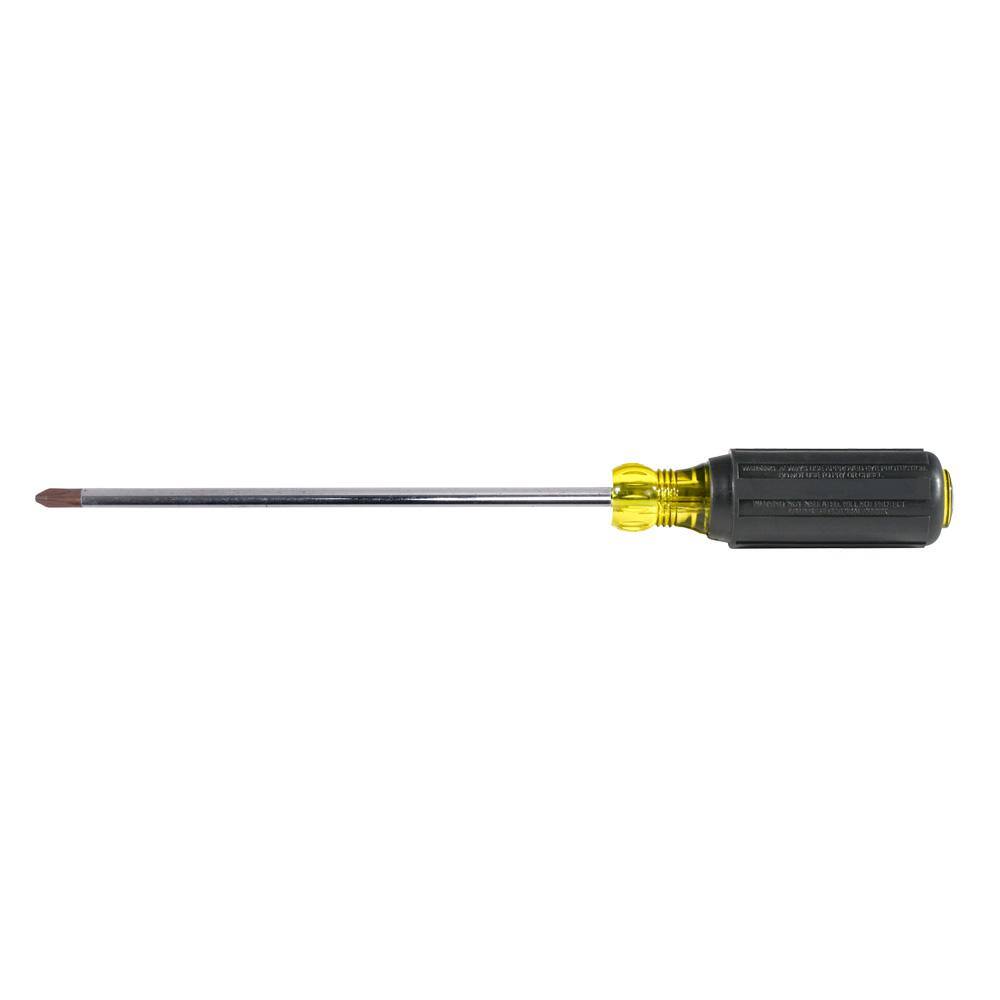 Klein Tools 2-Piece 316 in. Slotted and #2 Phillips 7 in. Shank Cushion-Grip Screwdriver Set 85742