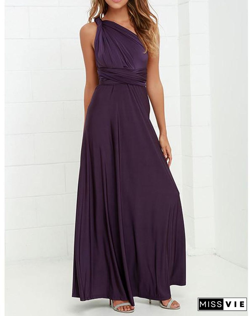 Summer Beach Mutirope Strap Sexy Maxi Dress