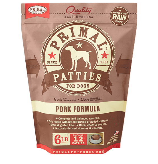 Primal Raw Frozen Pork Formula Nuggets For Dogs