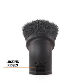 RIDGID 2-12 in. Locking Dusting Brush Accessory for RIDGID WetDry Shop Vacuums LA2501