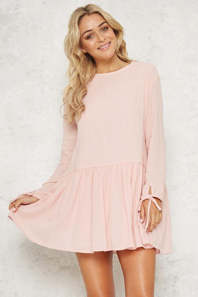 On Sight Dress Blush