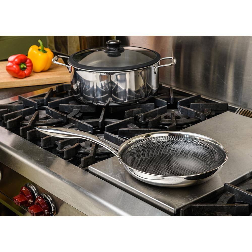 Black Cube 12.5 in. Hybrid Quick Release Frying Pan BC132